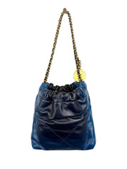 Chanel 22 Mini Ombre Calfskin Quilted Hobo Handbag