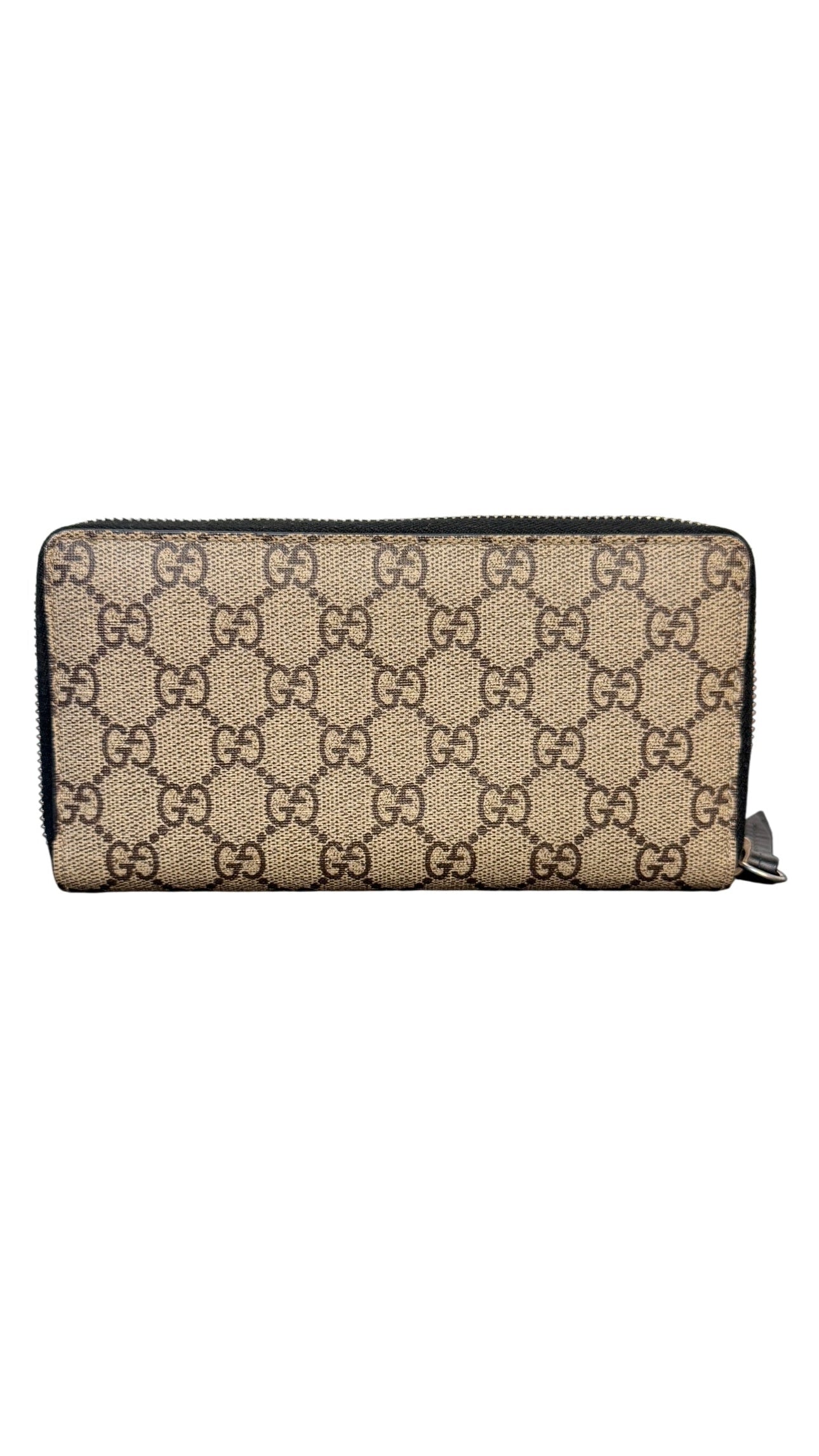 Gucci Kingsnake GG Supreme Monogram Zip Wallet