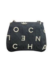 Vintage Chanel Canvas Quilted Flap Bag