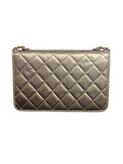 Chanel Classic Lambskin Rose Gold Wallet On Chain