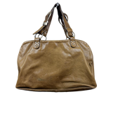 Christian Dior Gaucho Brown Leather Shoulder Bag