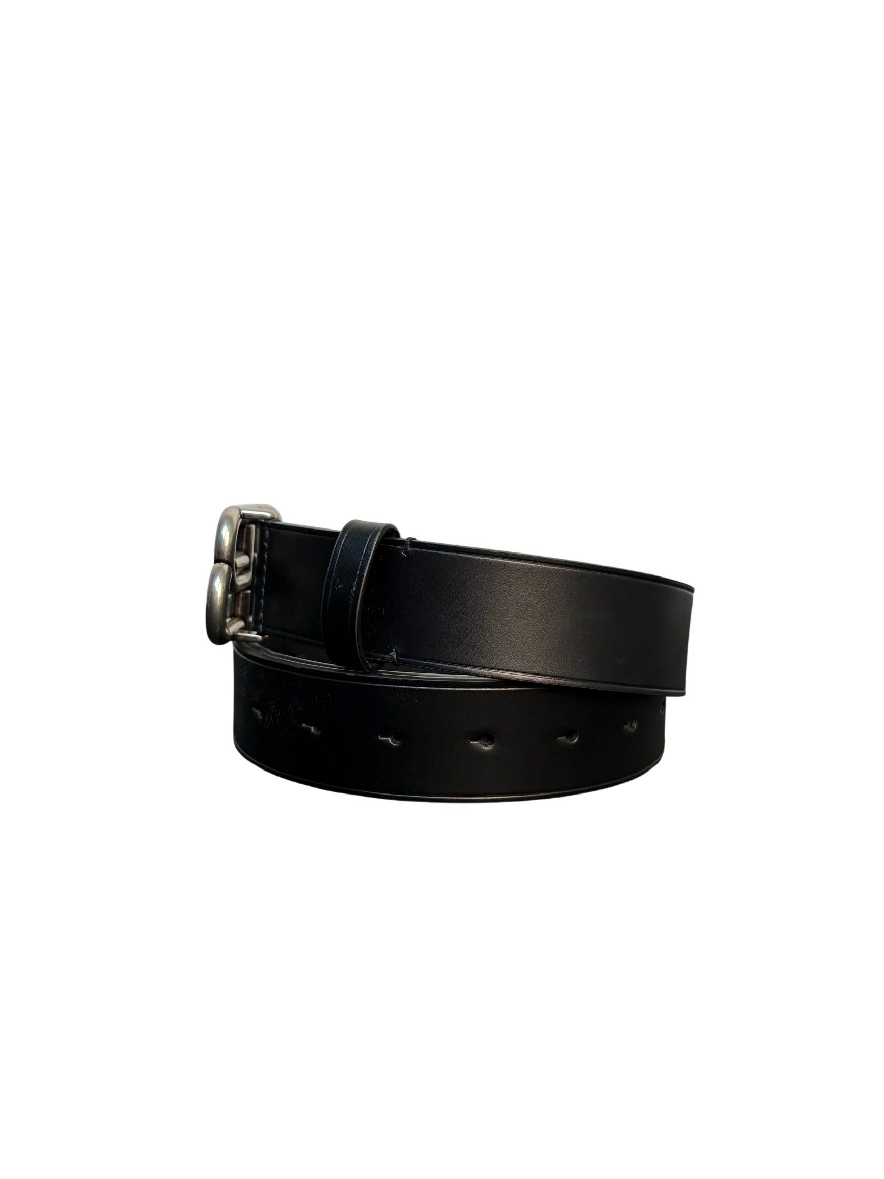 Balenciaga Men's BB Large Calfskin Leather Belt