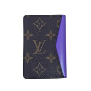 Louis Vuitton x Virgil Abloh Pocket Organizer Monogram & Purple Leather