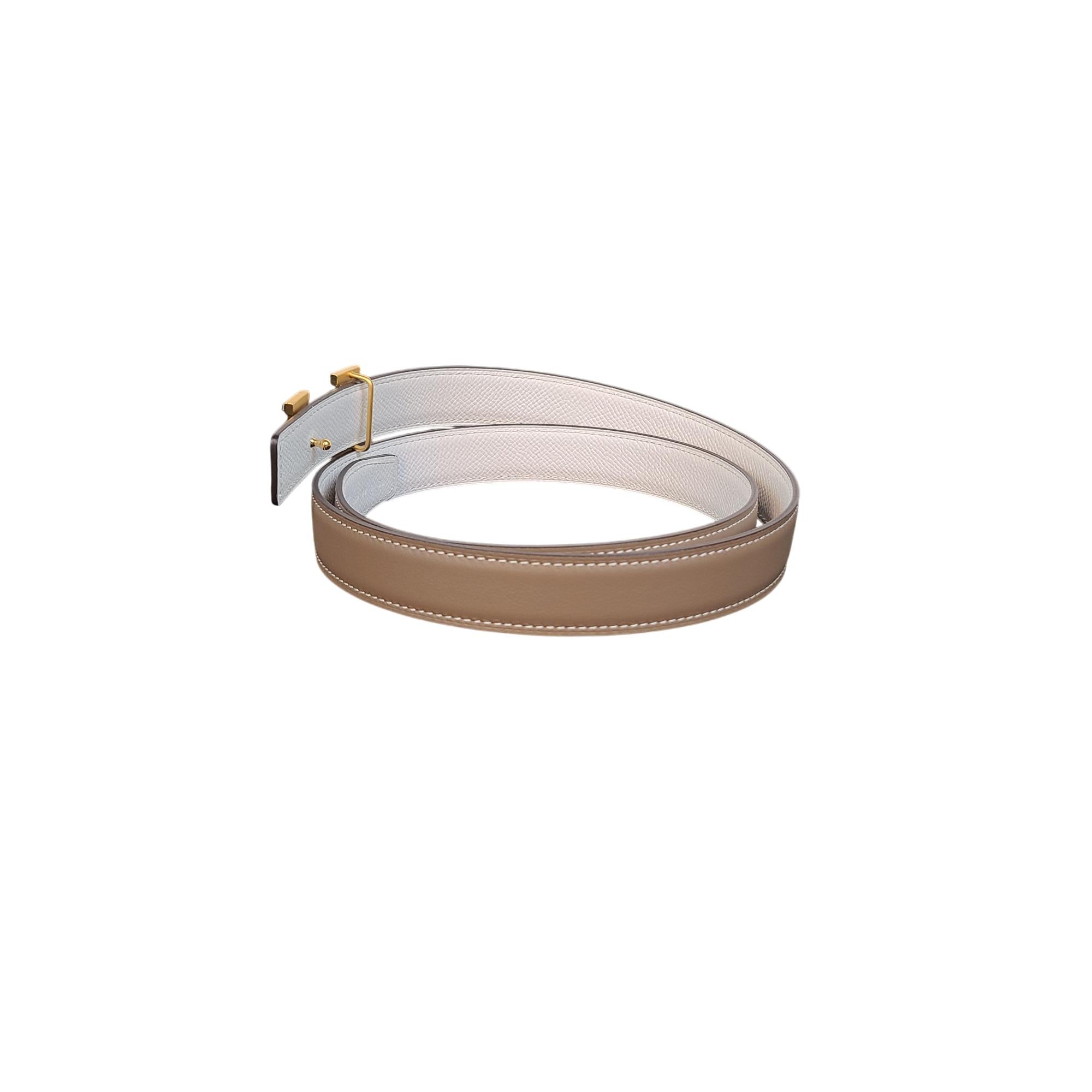 Hermès Constance 24mm Leather Reversible Belt