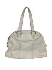 Saint Laurent Muse White Leather Satchel