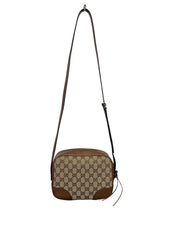 Gucci Bree GG Canvas Leather Crossbody Bag Beige/Brown