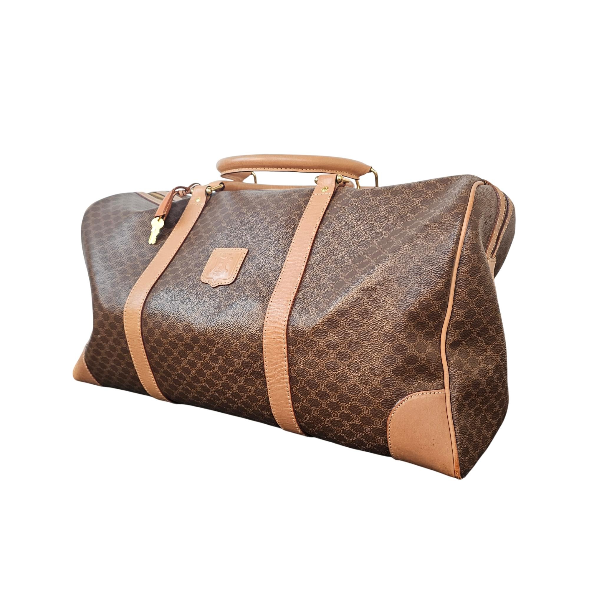 Celine Macadam Boston Duffle Bag