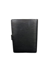 Louis Vuitton Black Leather Agenda Functionnel MM Organizer