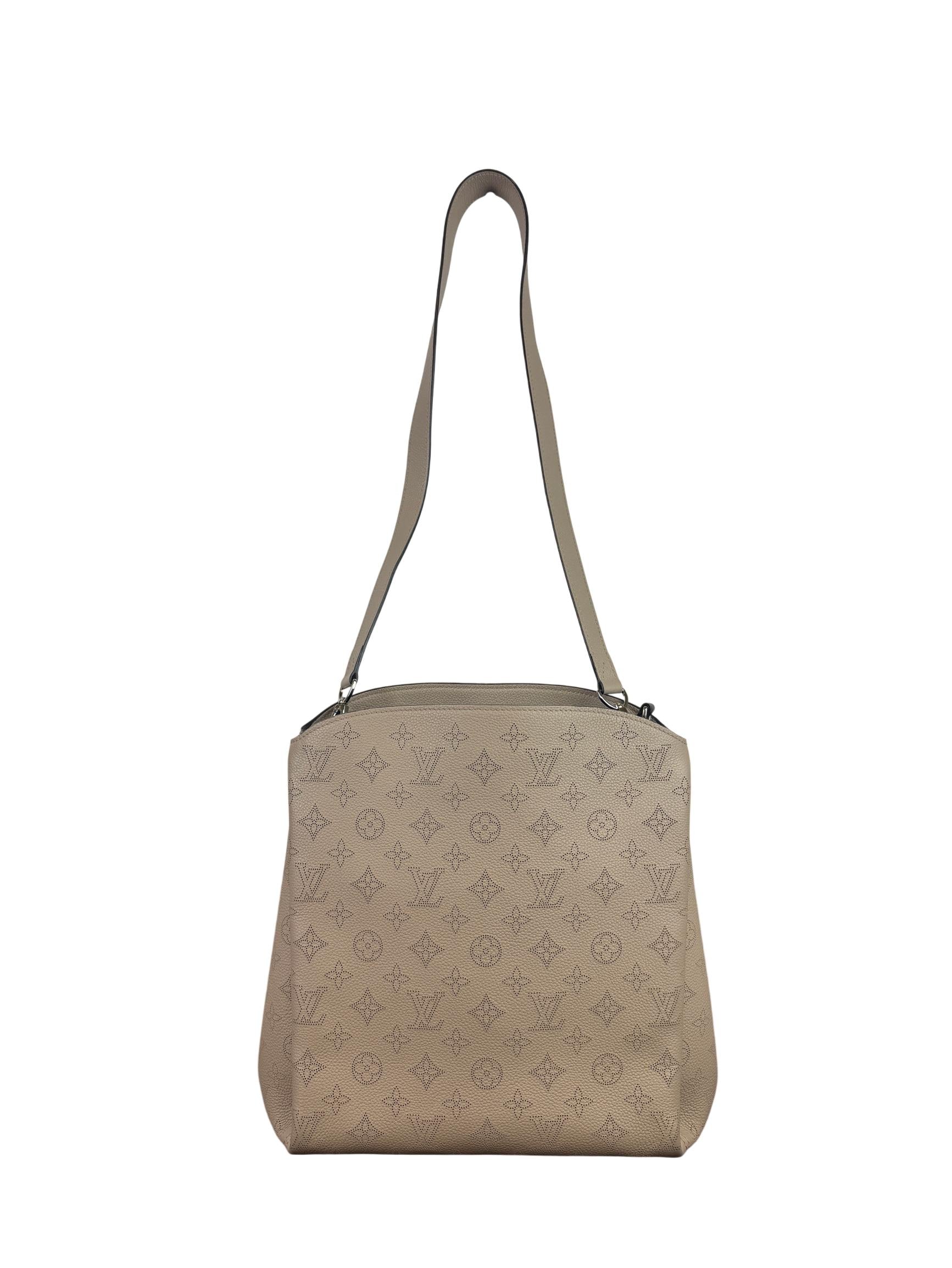 Louis Vuitton Galet Monogram Mahina Leather Babylone PM Bag