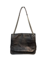 Saint Laurent Niki Crocodile Embossed Shoulder Bag
