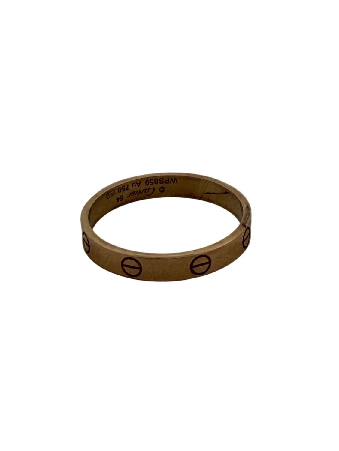 Cartier Love Ring 18k Yellow Gold