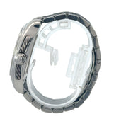 David Yurman Thoroughbred Dual Time GMT Watch Stainless Steel Black Dial T306-dst