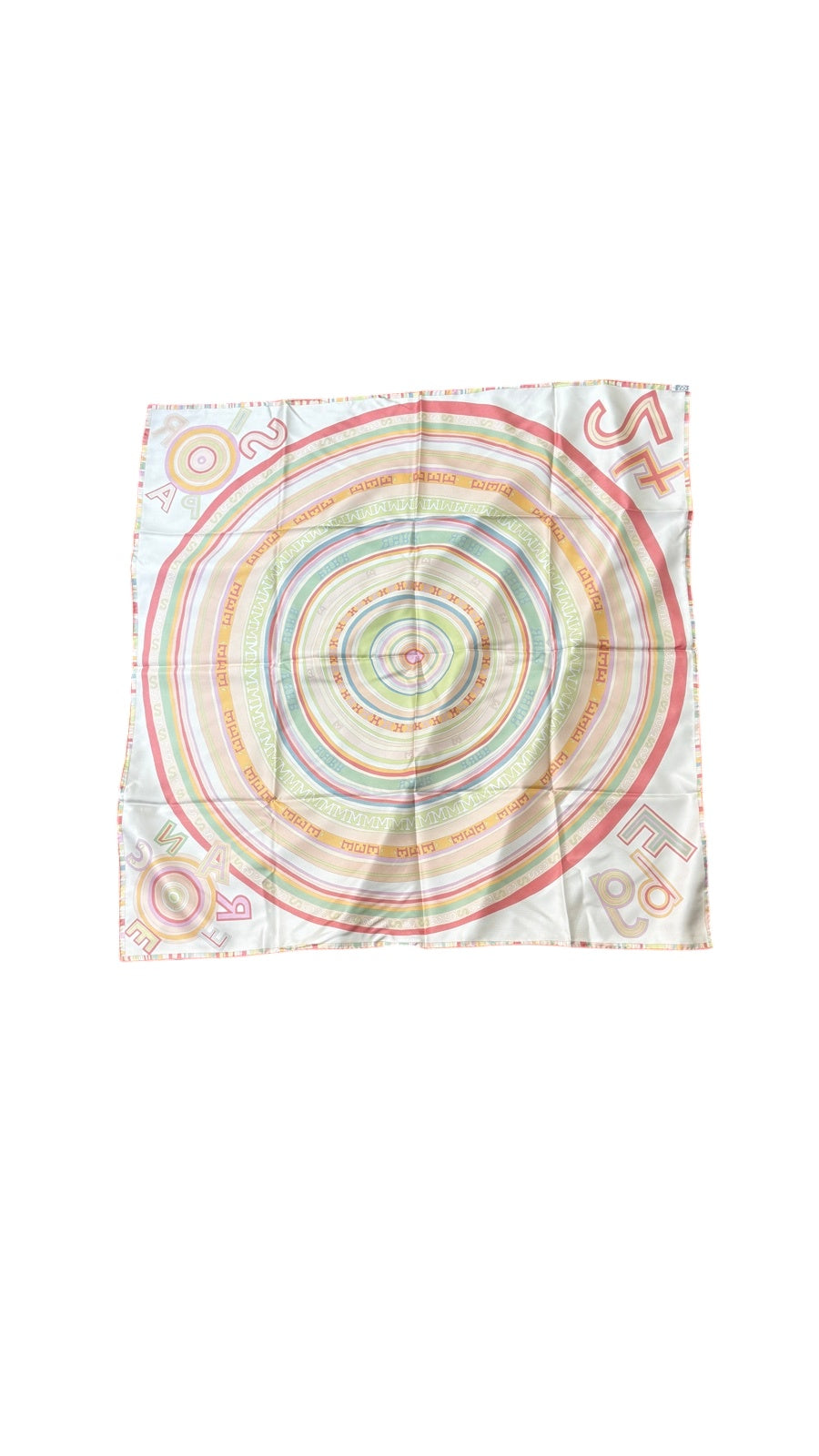 Hermes Tohu Bohu Silk Scarf