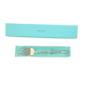 Tiffany & Co. Sterling Silver Bamboo Pattern Serving Fork with Original Blue Box