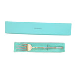 Tiffany & Co. Sterling Silver Bamboo Pattern Serving Fork with Original Blue Box