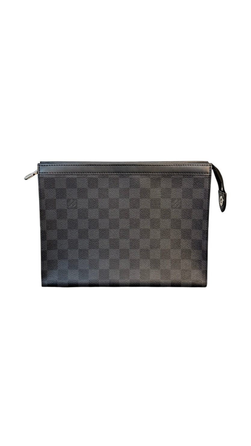 Louis Vuitton Damier Graphite Canvas Pochette Clutch Bag
