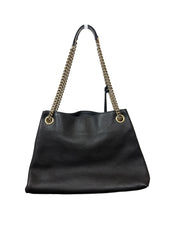 Gucci Soho Black Pebbled Calfskin Medium Chain Shoulder Bag