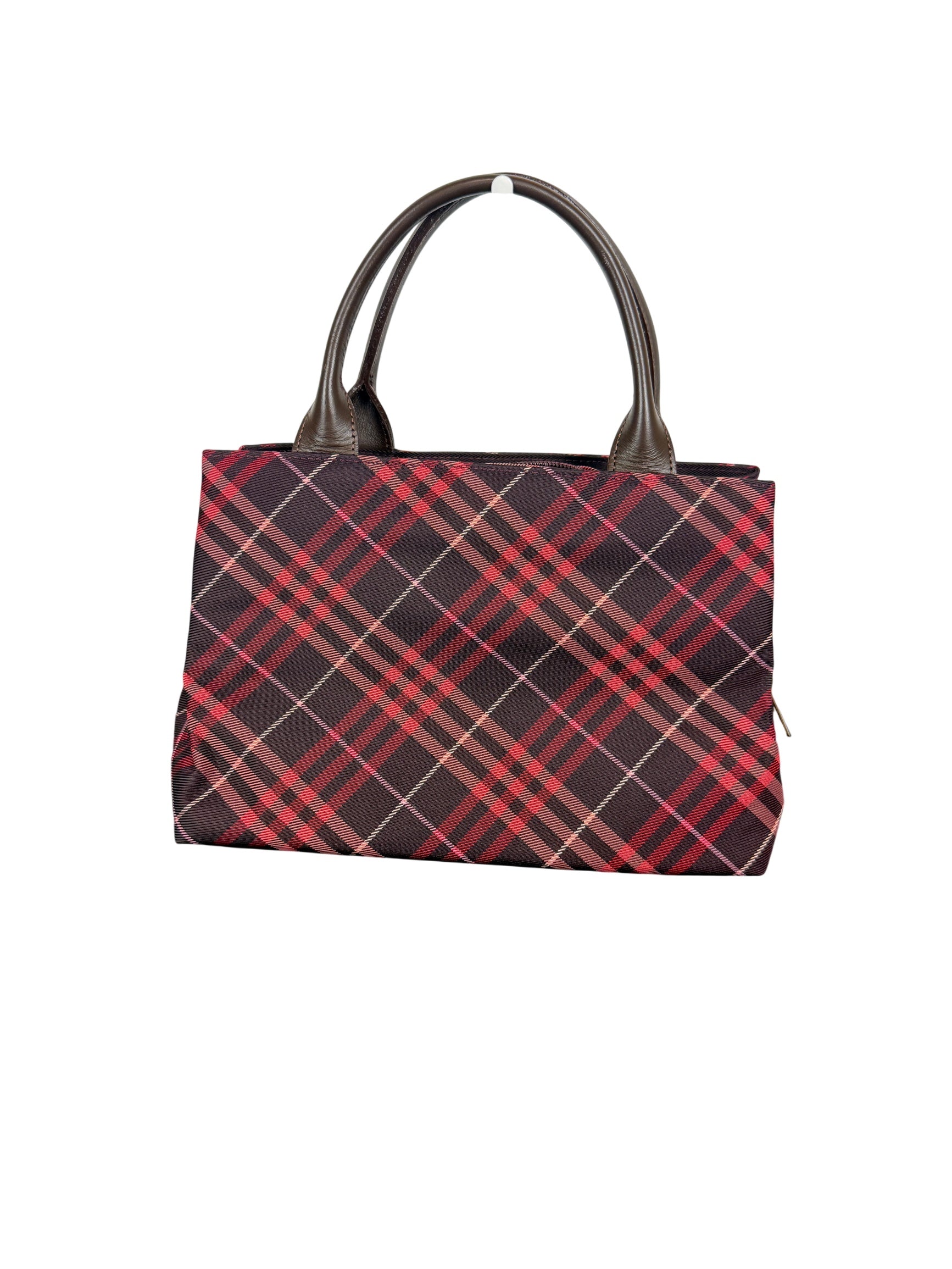 Burberry Blue Label Plaid Tote Bag
