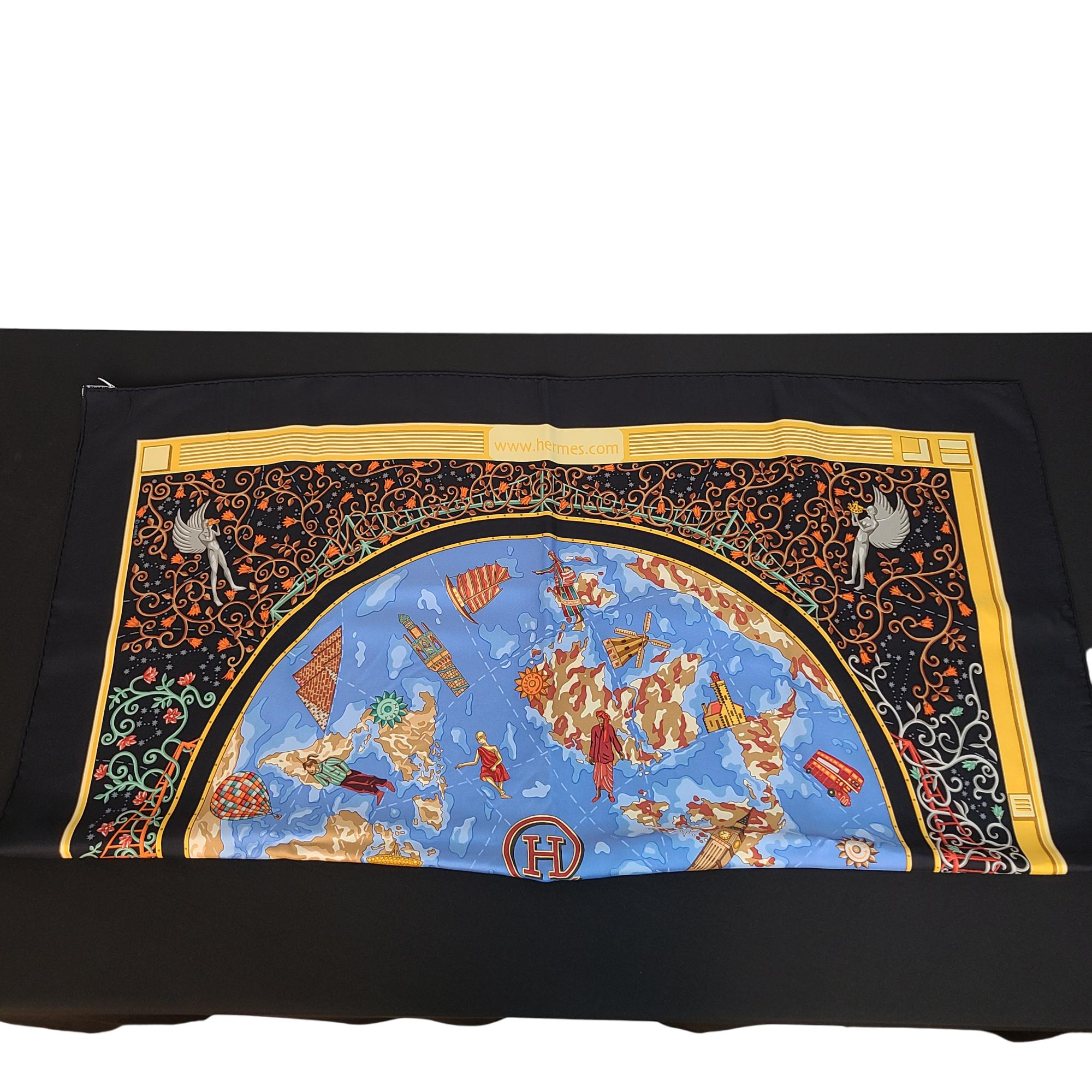 Hermès 'Around the World' Silk Scarf