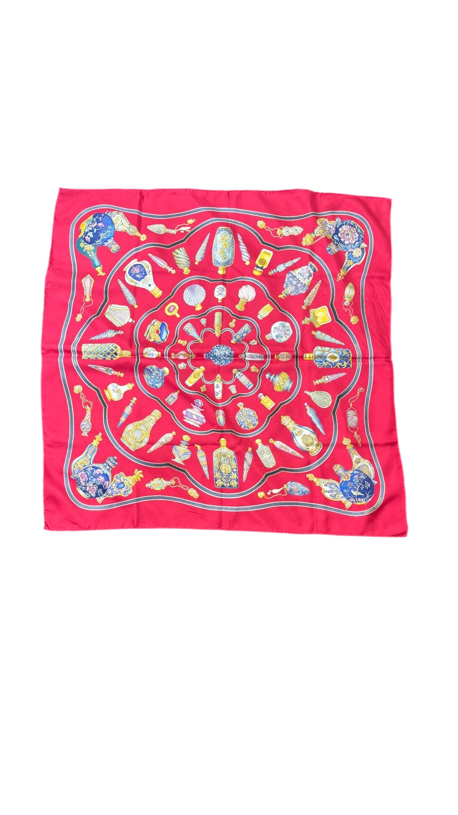 Hermes Qu'importe Le Flacon Silk Scarf
