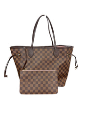 Louis Vuitton Neverfull MM Damier Ebene Tote Bag