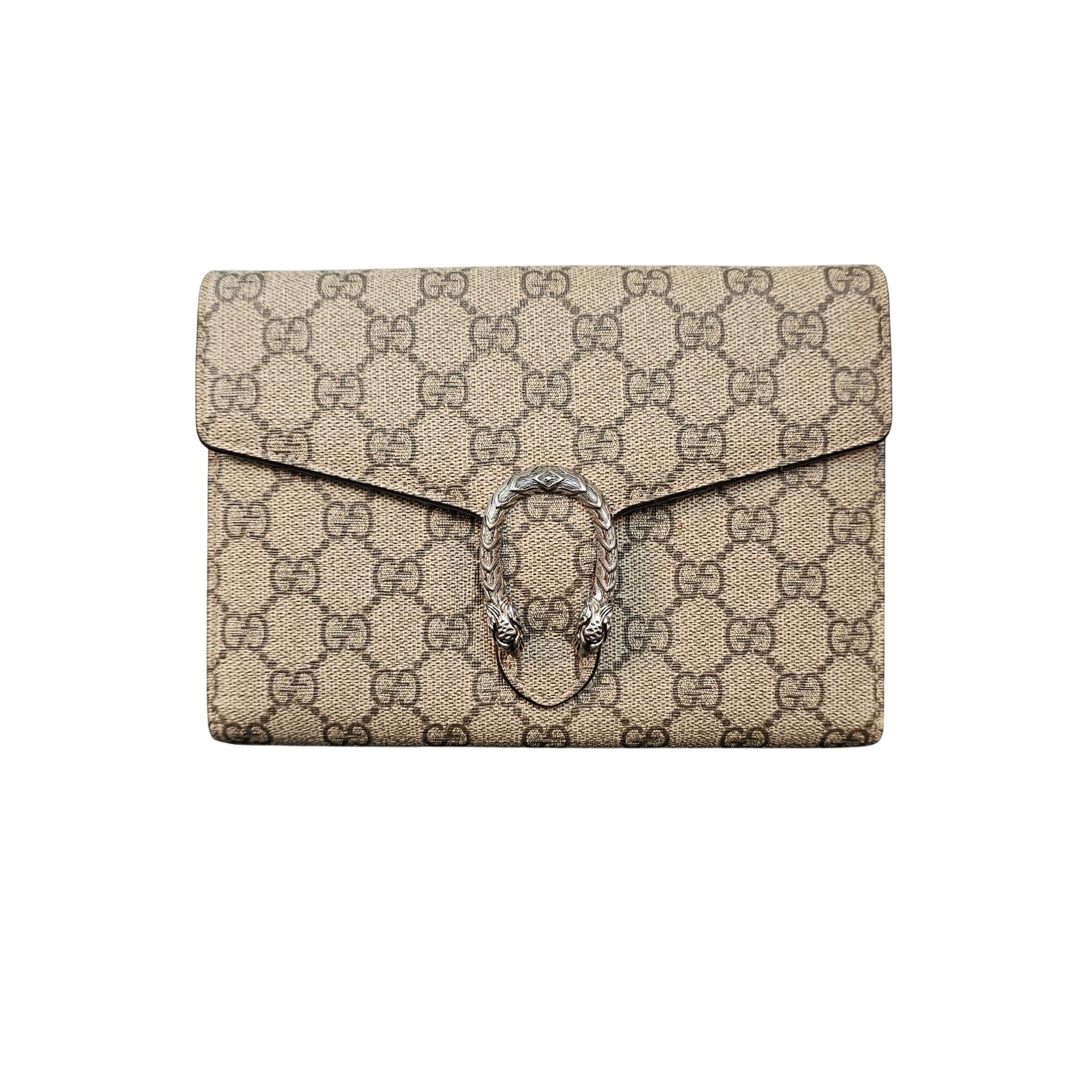 Gucci GG Supreme Mini Dionysus Wallet on Chain