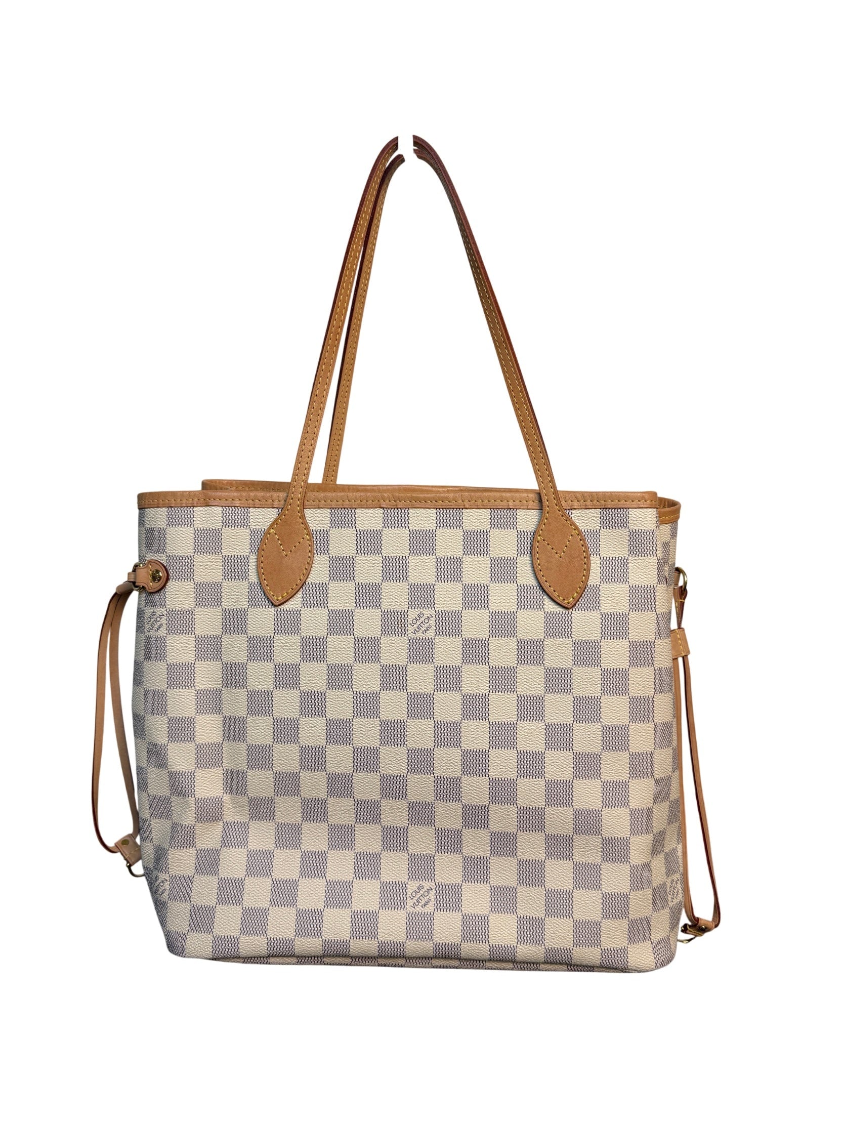 Louis Vuitton Neverfull MM Damier Azur Canvas Tote