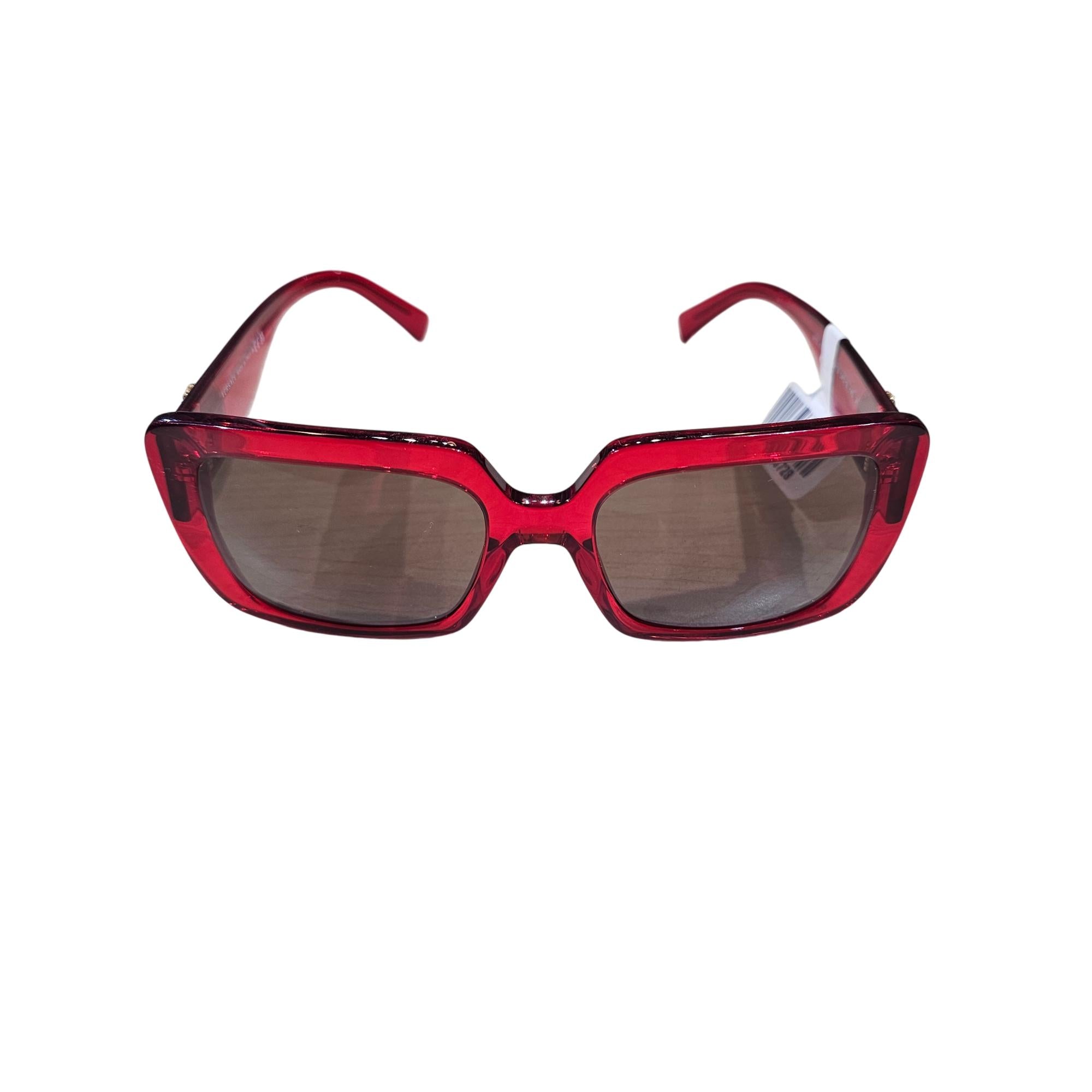 Versace Medusa Insignia VE4384B Red Square Sunglasses