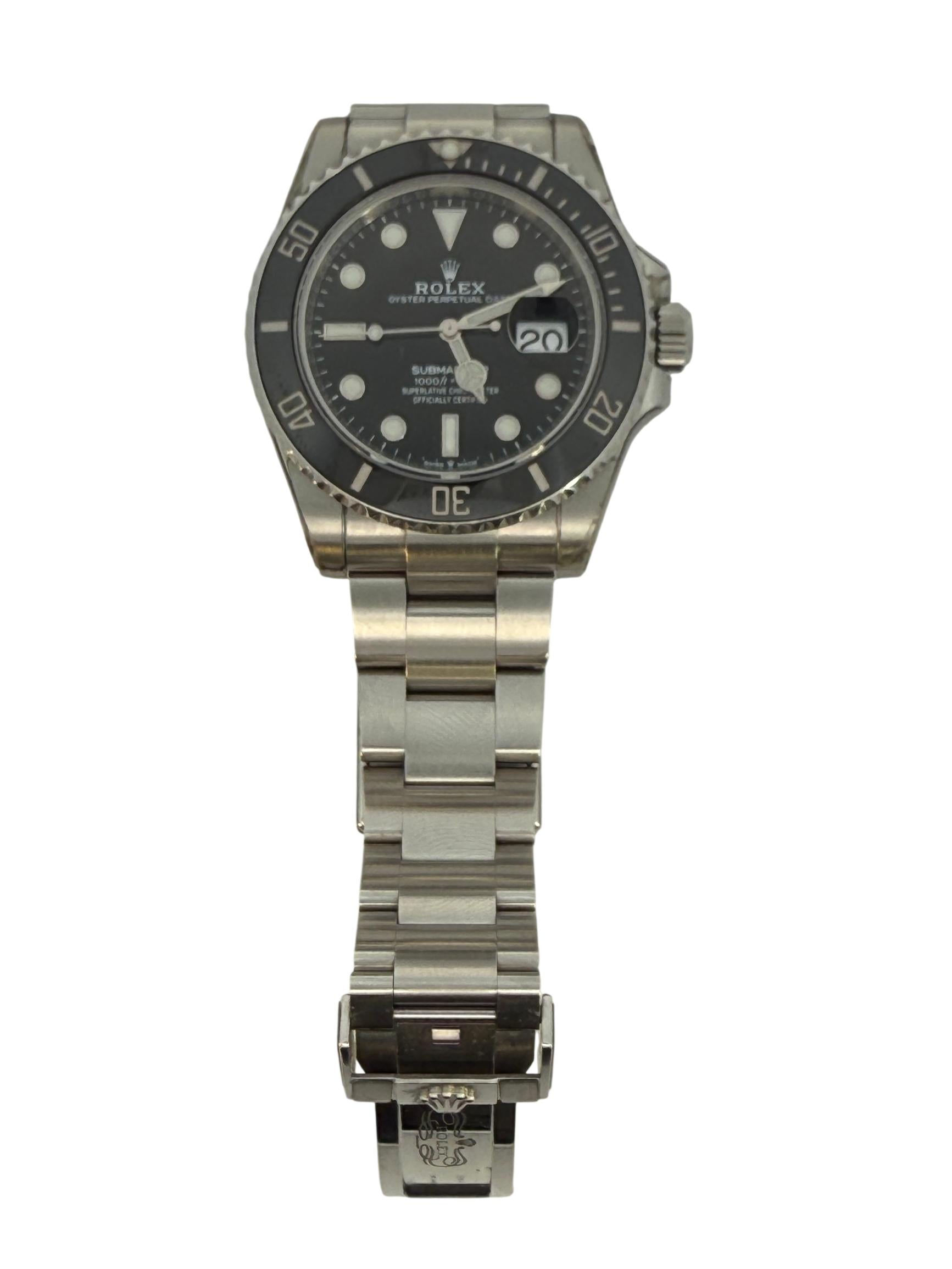 Rolex Oyster Perpetual Date Submariner 41mm Stainless Steel 2011 Black Dial Ref. 126610