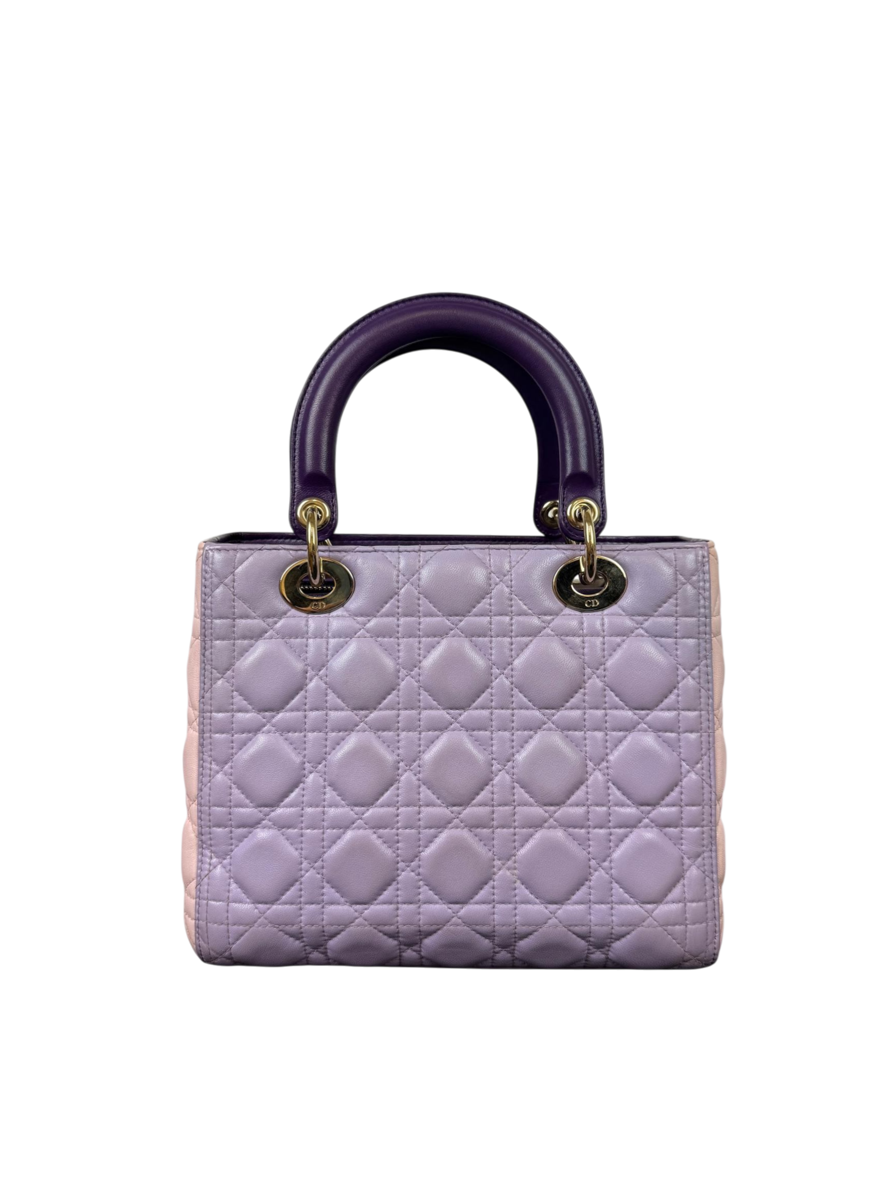 Christian Dior Lady Dior Medium Lambskin Handbag