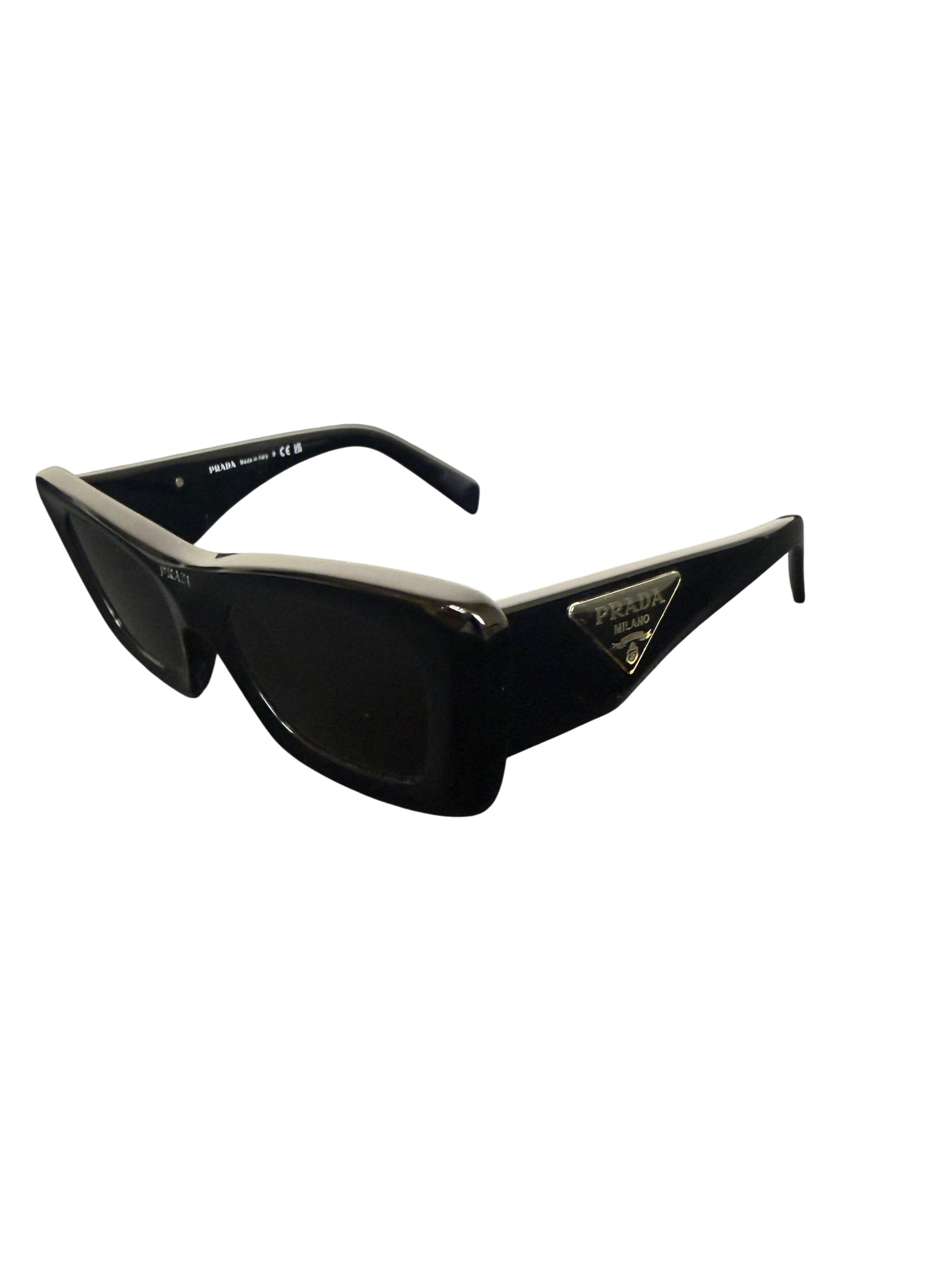 Prada Black Cat Eye Sunglasses PR 13ZS 1AB5S0