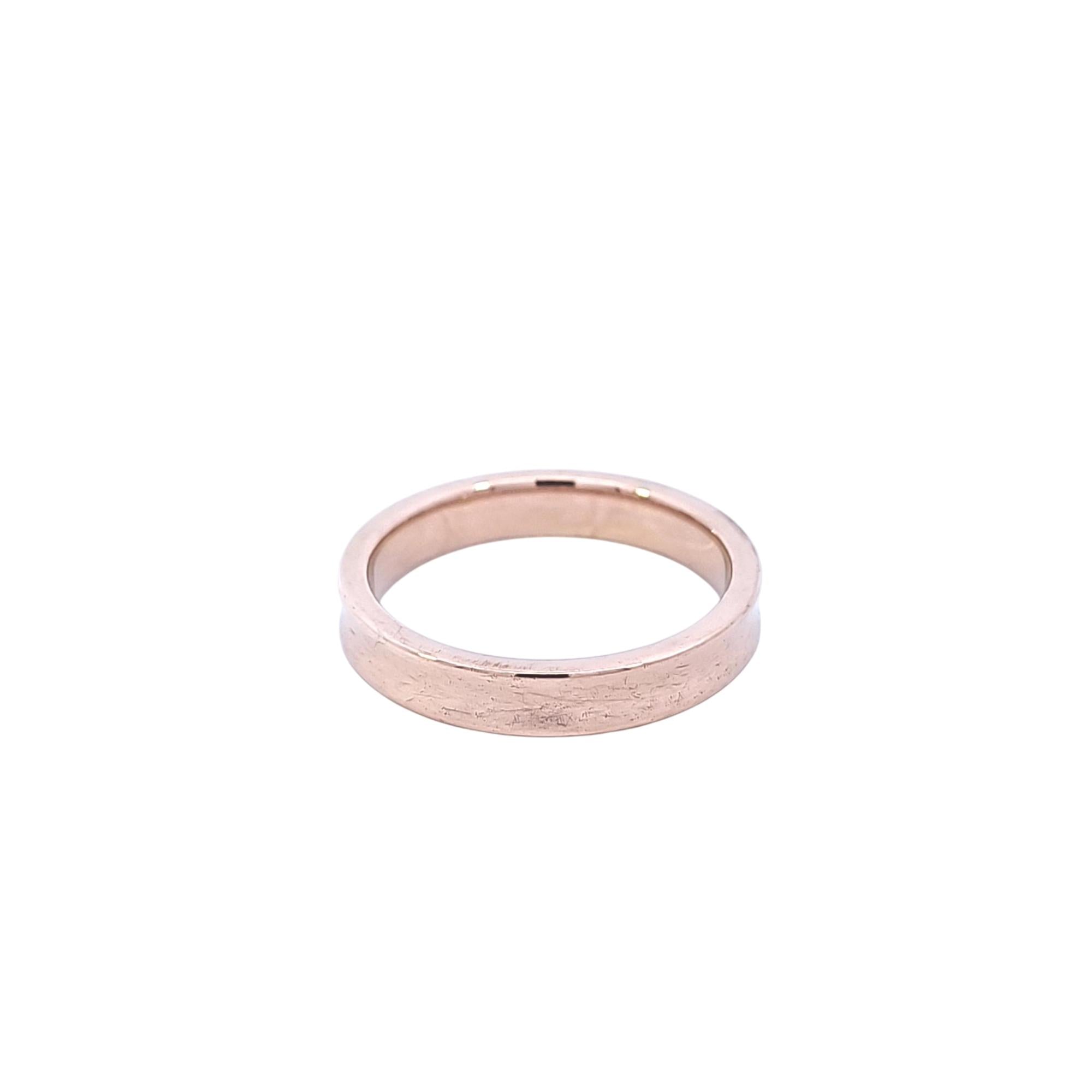 Tiffany & Co. 1837 Rubedo Metal Narrow Band Ring