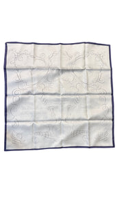 Hermès l'art D'ecrire Silk Scarf