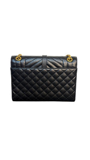Saint Laurent Envelope Medium Matelassé Quilted Shoulder Bag