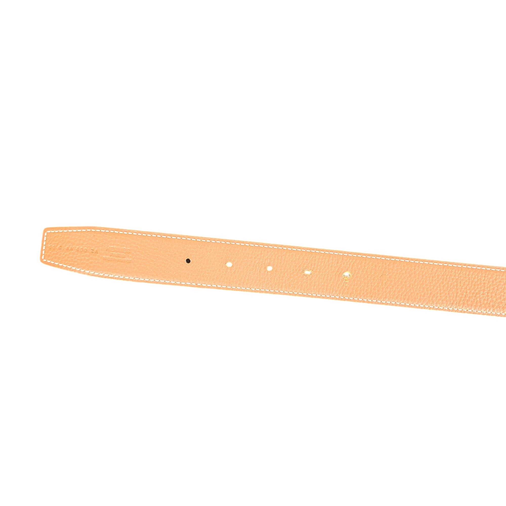 Hermès 32mm Constance Reversible Leather Belt