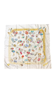 Hermes Couvee d'Hermes Silk Scarf