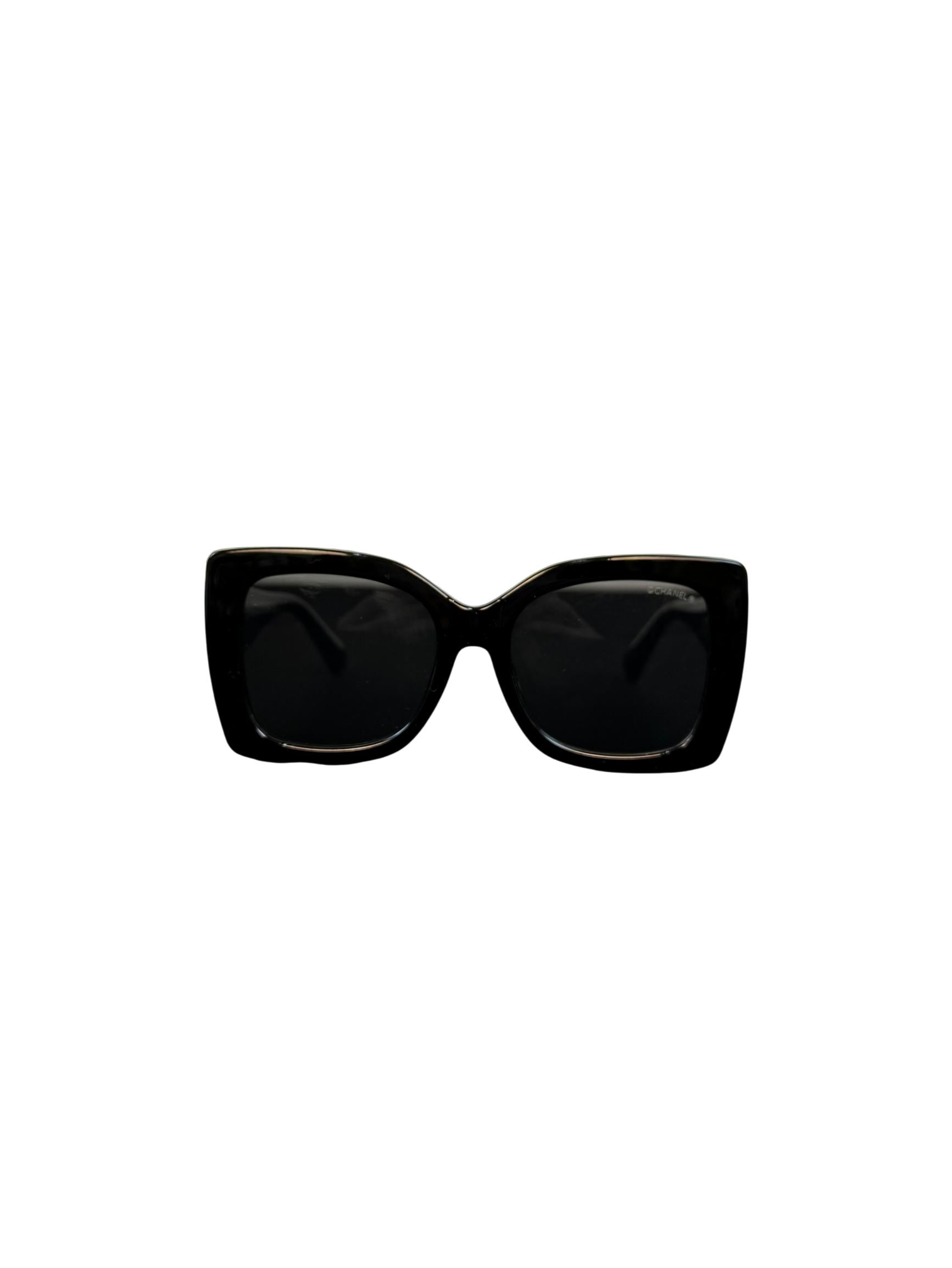 CHANEL Rectangle Sunglasses