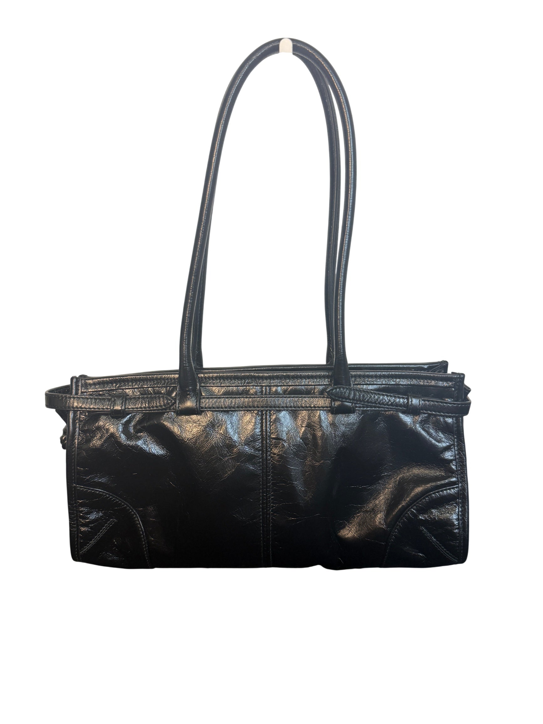 Prada Bonnie Medium Black Leather Handbag