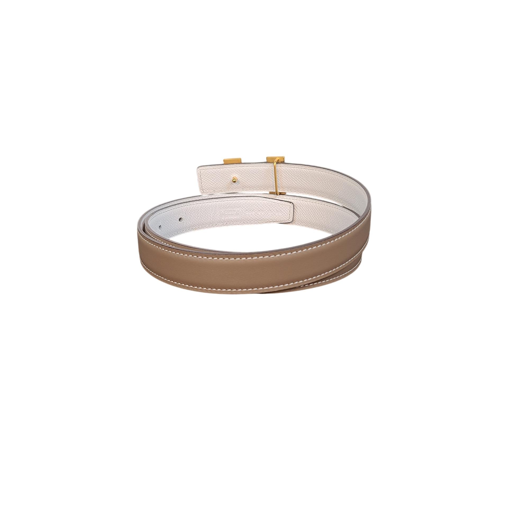 Hermès Constance 24mm Leather Reversible Belt