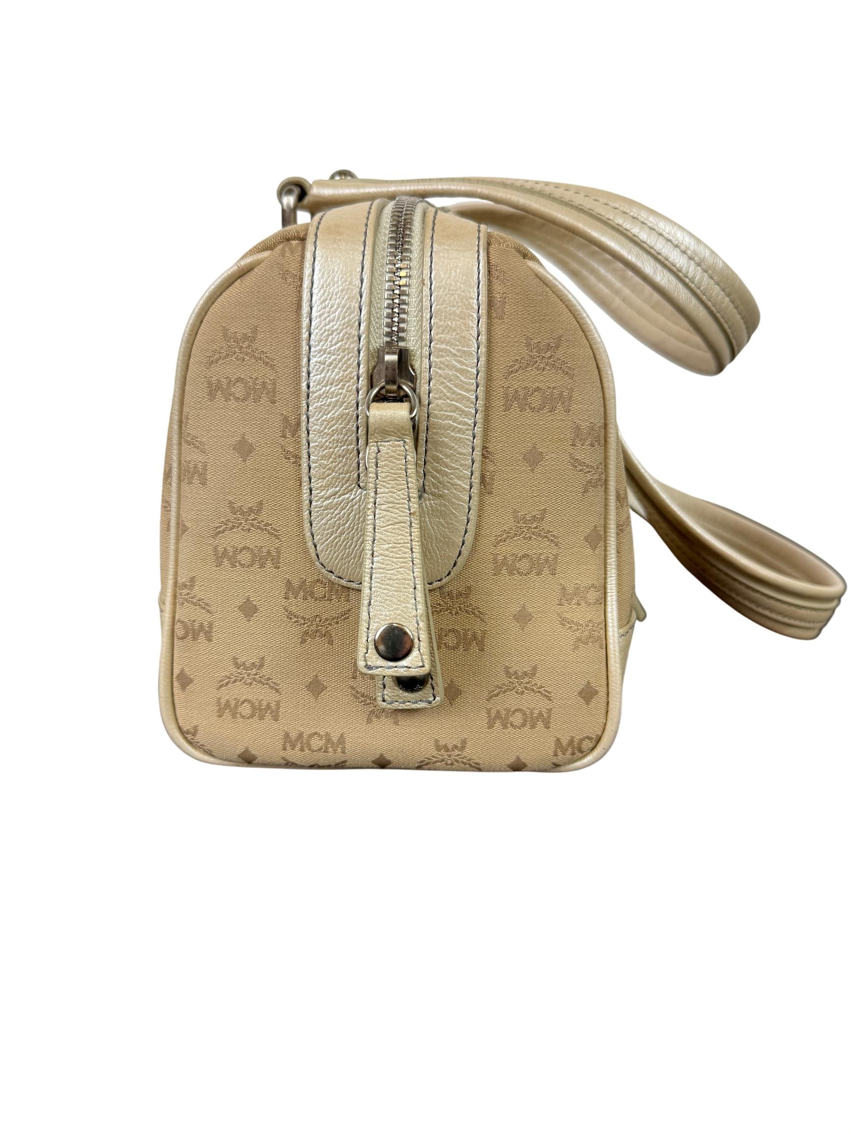 MCM Visetos Bowling Bag