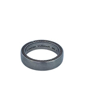 David Yurman Streamline® Ring in Gray Titanium & Sterling Silver