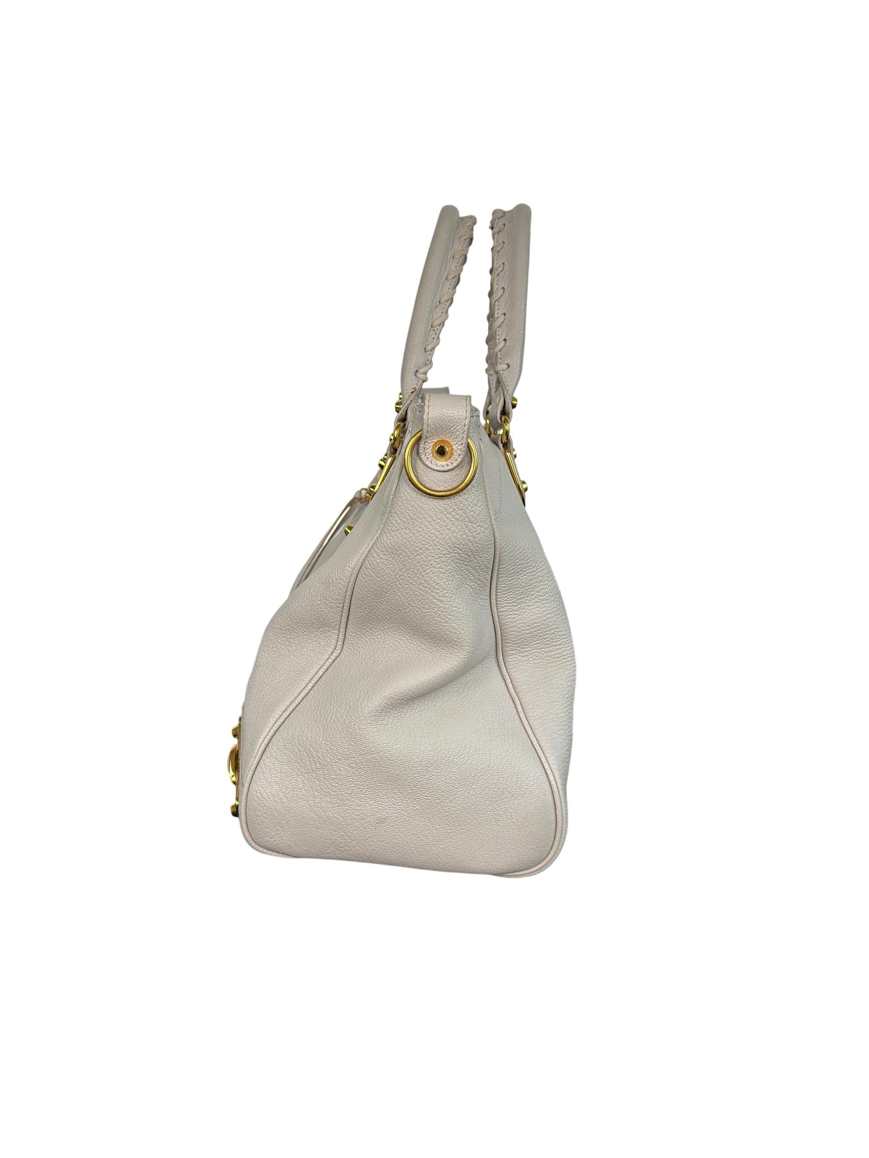 Balenciaga Edge Town Chevre Metallic