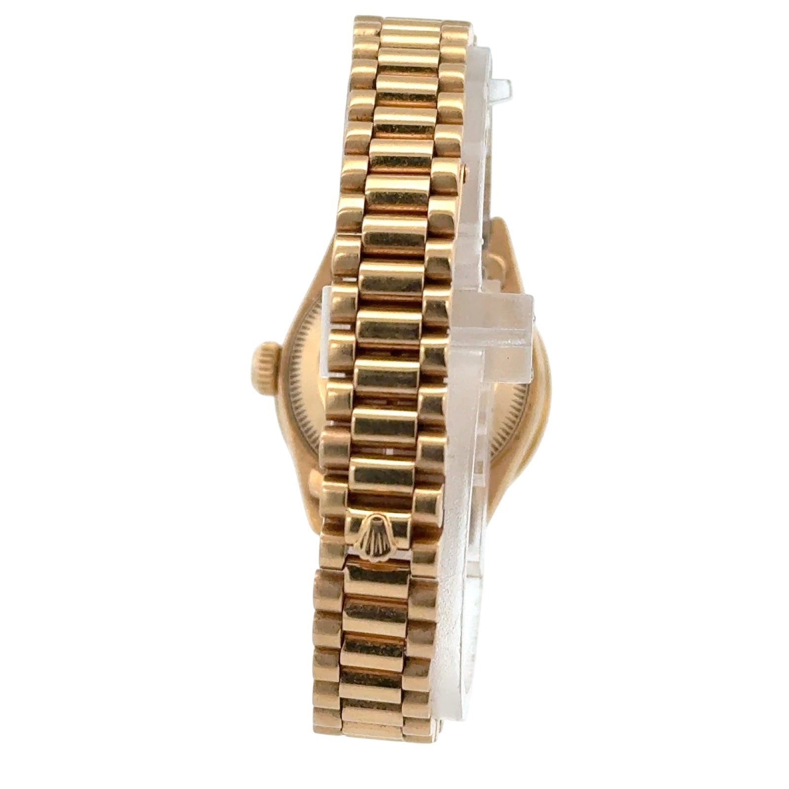 Rolex Oyster Perpetual Datejust 26MM 18K Diamond Bezel Watch