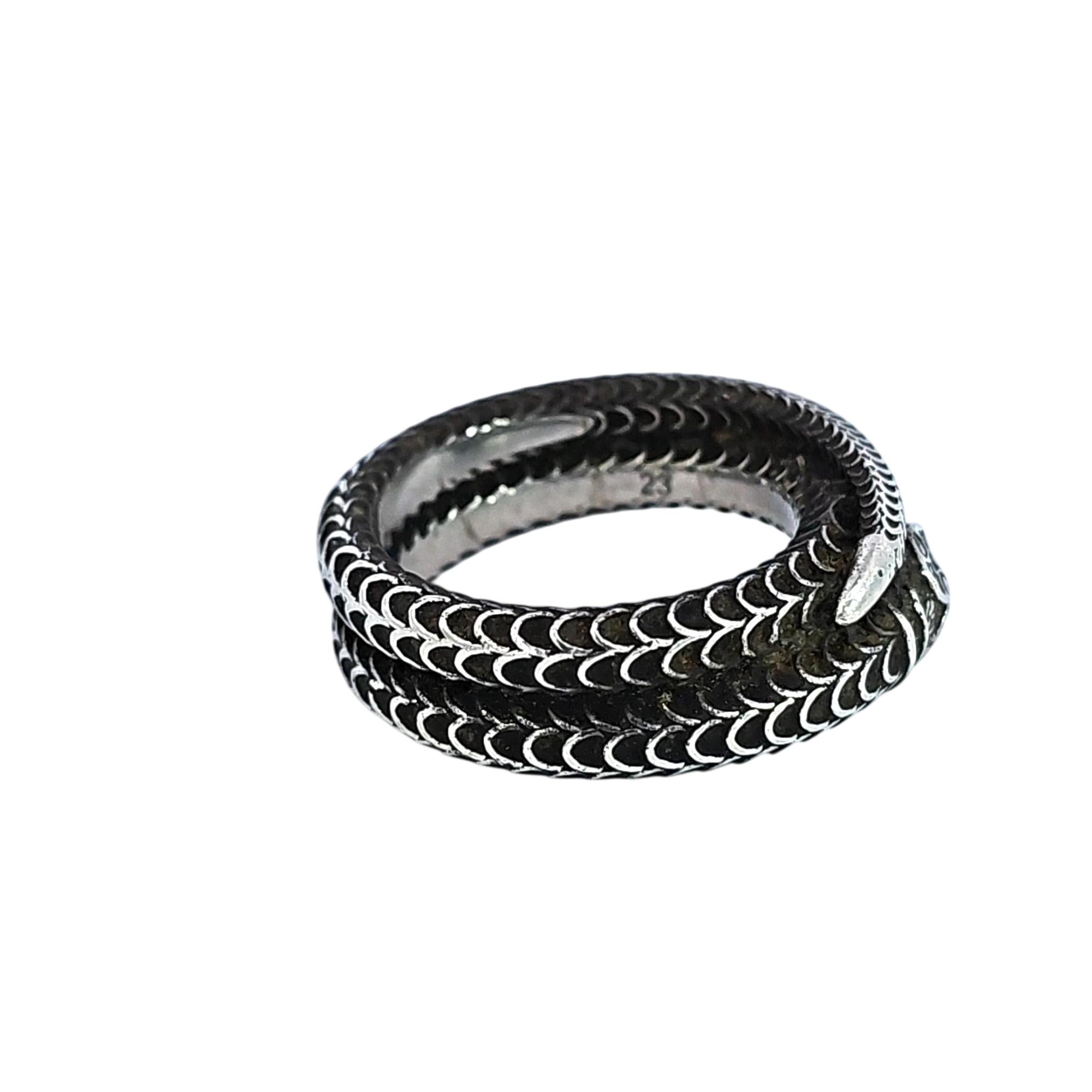 Gucci Snake Ring Sterling Silver 925