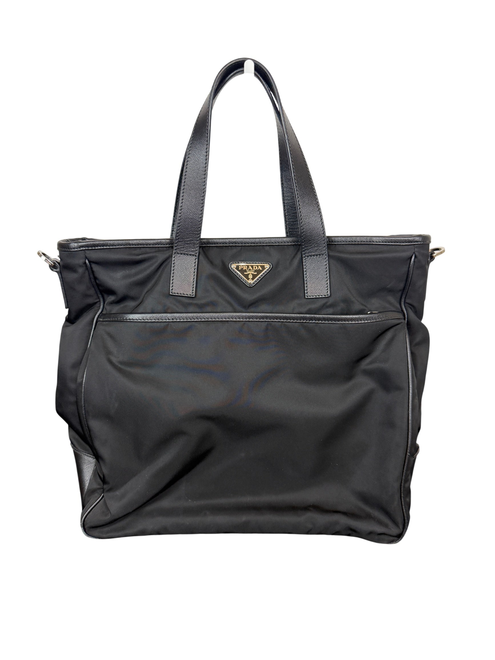 Prada Black Re-Nylon Tessuto Tote Bag
