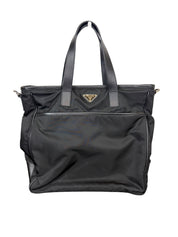 Prada Black Re-Nylon Tessuto Tote Bag