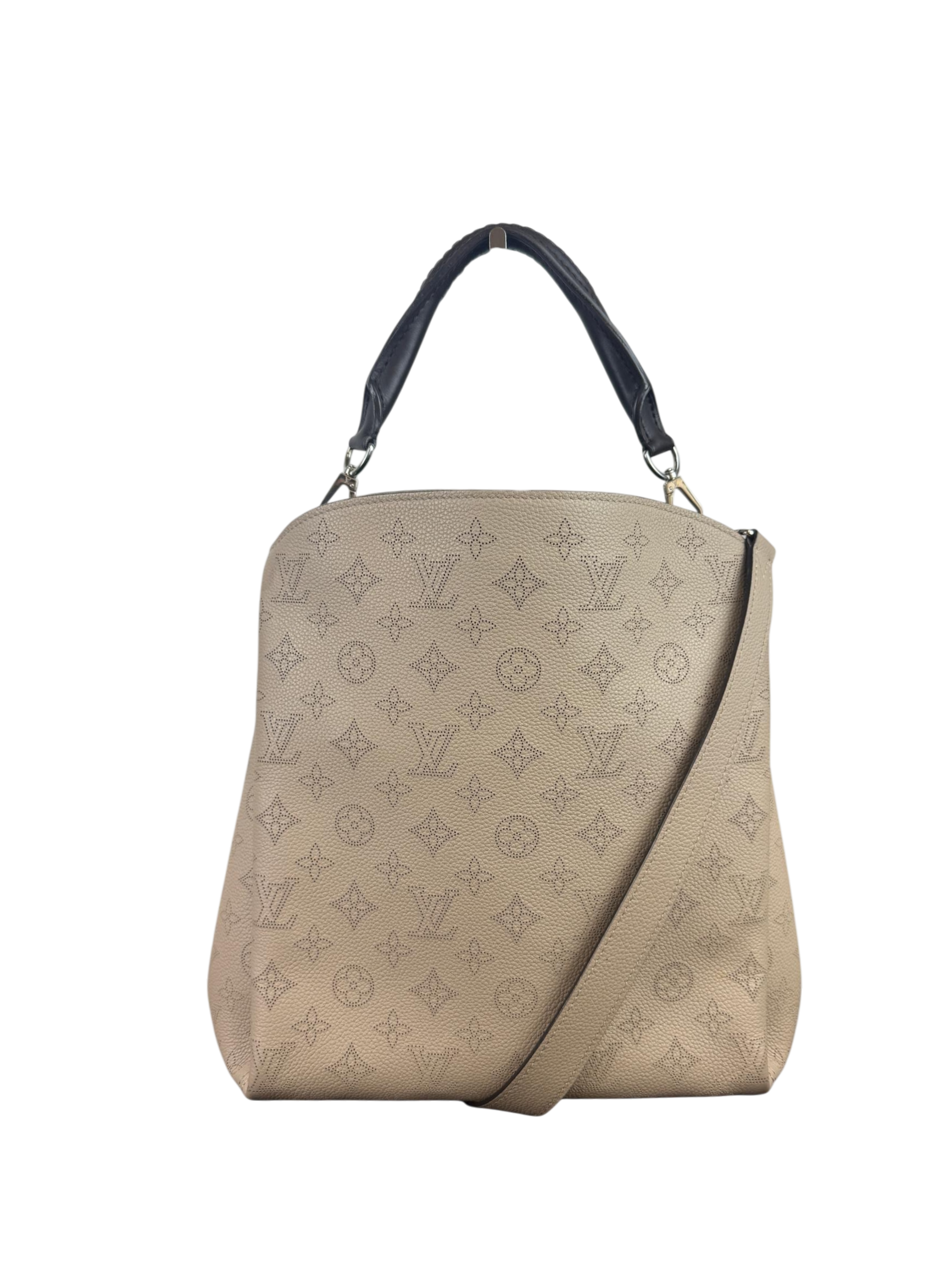 Louis Vuitton Galet Monogram Mahina Leather Babylone PM Bag