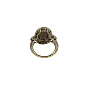 10K White Gold 1.08 CTW Pave Diamond Ring