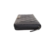 Chanel Boy Zip Around Wallet