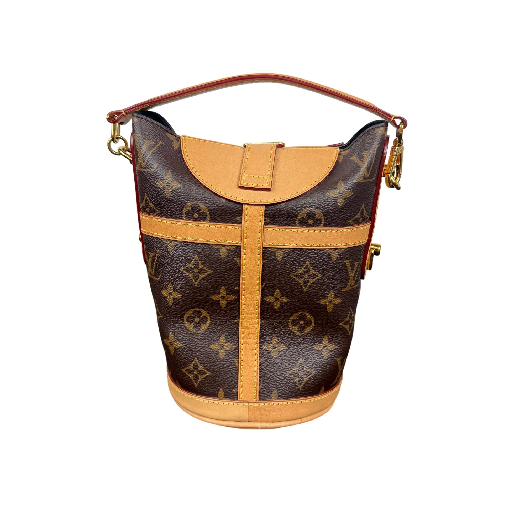 Louis Vuitton Monogram Canvas Duffle Bucket Bag
